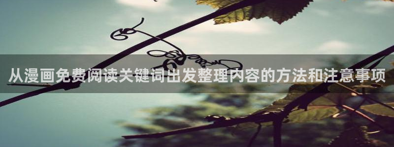 樱花日语N2资料:从漫画免费阅读关键词出发整理内容的方法和注意事项